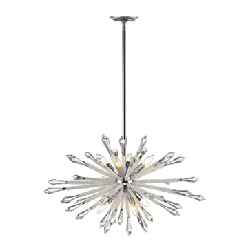 Z-Lite Soleia 8-Light Chandelier - 120V - Chrome 