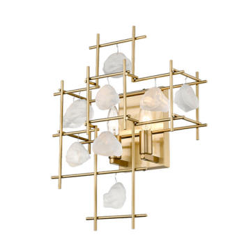 Z-Lite Garroway 2-Light Wall Sconce - 120V - Aged Brass
