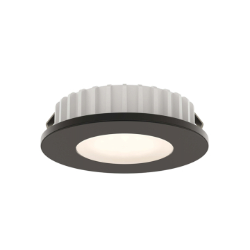 DALS Push-Puck LED Recessed Puck Light - 210 Lumens - 4W - CCT Selectable - 24V - Black