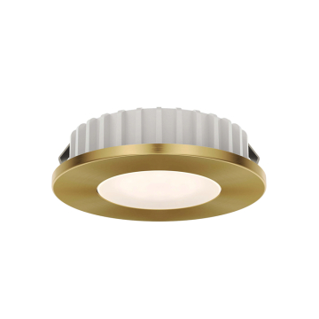 DALS Push-Puck LED Recessed Puck Light - 210 Lumens - 4W - CCT Selectable - 24V - Gold