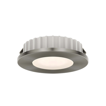 DALS Push-Puck LED Recessed Puck Light - 210 Lumens - 4W - CCT Selectable - 24V - Satin Nickel