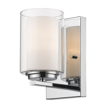 Z-Lite Willow 1-Light Wall Sconce - 120V - Chrome
