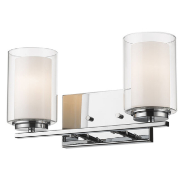 Z-Lite Willow 2-Light Vanity - 120V - Chrome