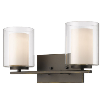 Z-Lite Willow 2-Light Vanity - 120V - Olde Bronze