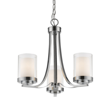 Z-Lite Willow 3-Light Chandelier - 120V - Chrome
