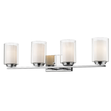 Z-Lite Willow 4-Light Vanity - 120V - Chrome