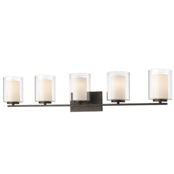Z-Lite Willow 5-Light Vanity - 120V - Olde Bronze