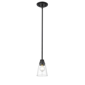 Z-Lite Annora 1-Light Pendant - 120V - Matte Black