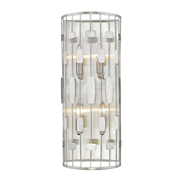 Z-Lite Almet 4-Light Wall Sconce - 120V - Brushed Nickel