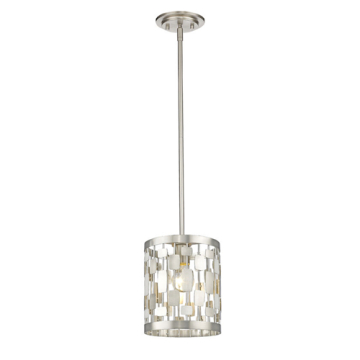 Z-Lite Almet 1-Light Pendant - 120V - Brushed Nickel