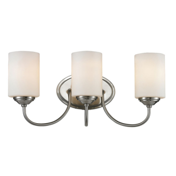 Z-Lite Cardinal 3-Light Vanity - 120V - Brushed Nickel