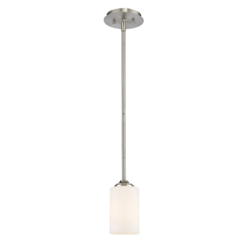 Z-Lite Bordeaux 1-Light Pendant - 120V - Brushed Nickel