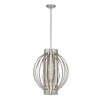 Z-Lite Moundou 24" 8-Light Pendant - 120V - Brushed Nickel