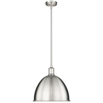 Z-Lite Sawyer 13" 1-Light Pendant - 120V - Brushed Nickel