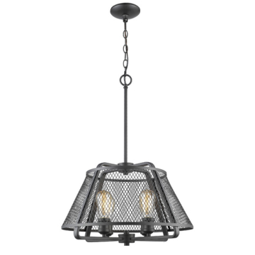 Z-Lite Iuka 4-Light Pendant - 120V - Bronze