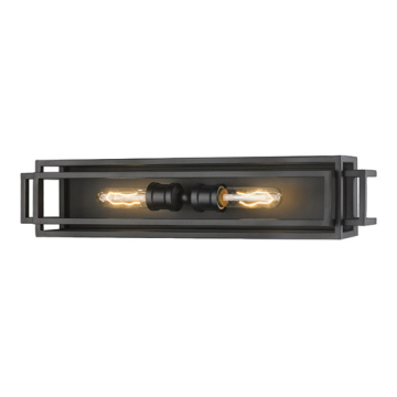 Z-Lite Titania 2-Light Vanity - 120V - Matte Black