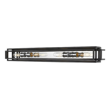Z-Lite Titania 4-Light Vanity - 120V - Black / Chrome