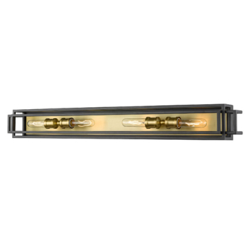 Z-Lite Titania 4-Light Vanity - 120V - Bronze / Olde Brass
