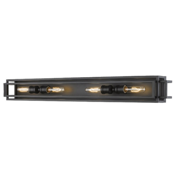 Z-Lite Titania 4-Light Vanity - 120V - Matte Black