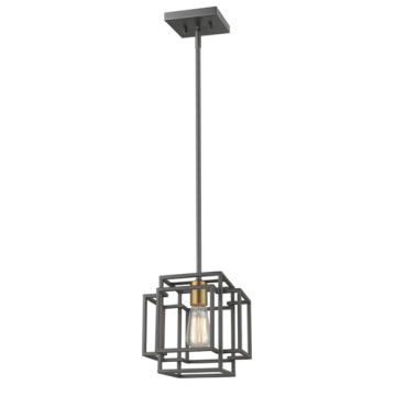 Z-Lite Titania 1-Light Pendant - 120V - Bronze / Olde Brass