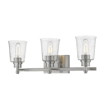 Z-Lite Bohin 3-Light Vanity - 120V - Brushed Nickel 