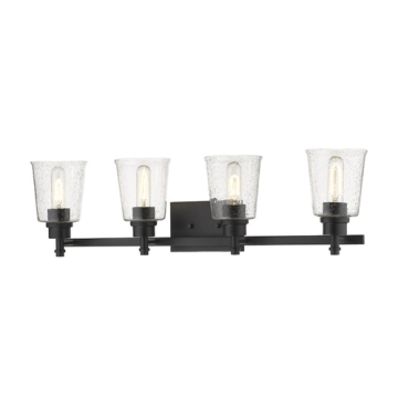 Z-Lite Bohin 4-Light Vanity - 120V - Matte Black