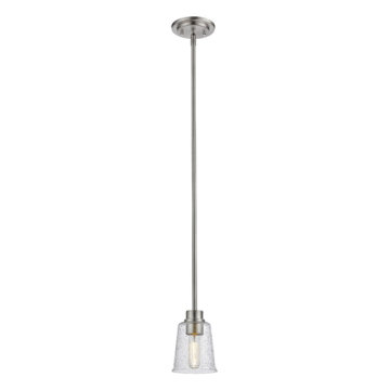 Z-Lite Bohin 1-Light Pendant - 120V - Brushed Nickel 