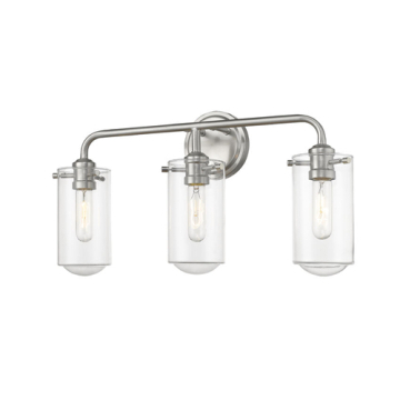 Z-Lite Delaney 3-Light Vanity - 120V - Brushed Nickel