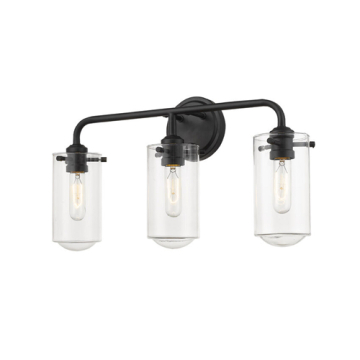 Z-Lite Delaney 3-Light Vanity - 120V - Matte Black