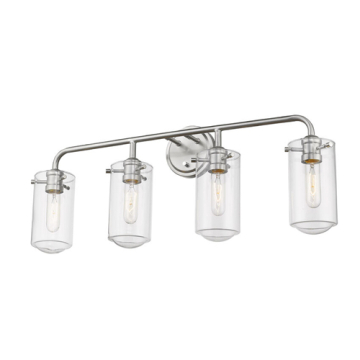 Z-Lite Delaney 4-Light Vanity - 120V - Brushed Nickel