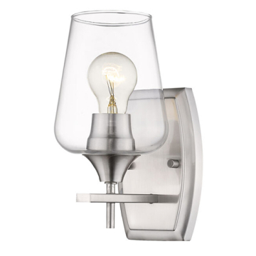 Z-Lite Joliet 1-Light Wall Sconce - 120V - Brushed Nickel