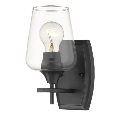 Z-Lite Joliet 1-Light Wall Sconce - 120V - Matte Black