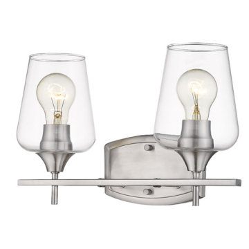 Z-Lite Joliet 2-Light Vanity - 120V - Brushed Nickel