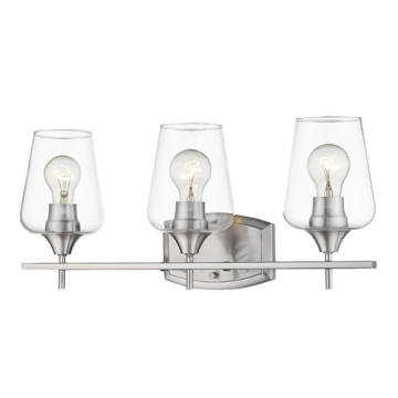 Z-Lite Joliet 3-Light Vanity - 120V - Brushed Nickel