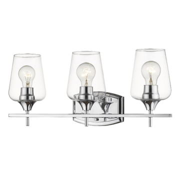 Z-Lite Joliet 3-Light Vanity - 120V - Chrome