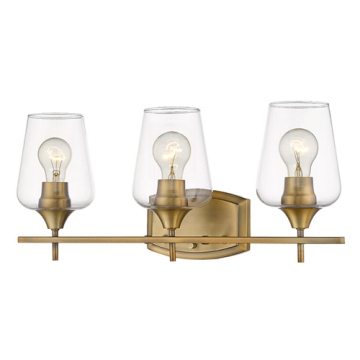 Z-Lite Joliet 3-Light Vanity - 120V - Olde Brass