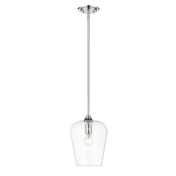 Z-Lite Joliet 9" 1-Light Pendant - 120V - Chrome