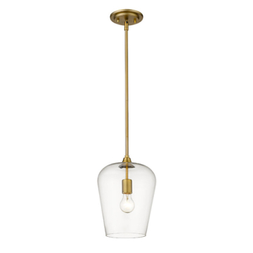 Z-Lite Joliet 9" 1-Light Pendant - 120V - Olde Brass