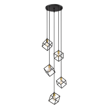 Z-Lite Vertical 5-Light Chandelier - 120V - Bronze / Olde Brass