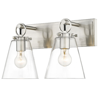 Z-Lite Harper 2-Light Vanity - 120V - Brushed Nickel