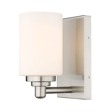 Z-Lite Soledad 1-Light Wall Sconce - 120V - Brushed Nickel