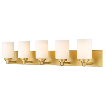 Z-Lite Soledad 5-Light Vanity - 120V - Brushed Gold