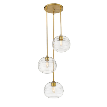 Z-Lite Harmony 3-Light Chandelier - 120V - Olde Brass