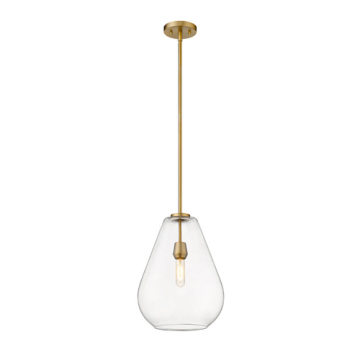 Z-Lite Ayra 12" 1-Light Pendant - 120V - Olde Brass