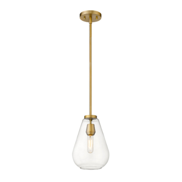 Z-Lite Ayra 8" 1-Light Pendant - 120V - Olde Brass