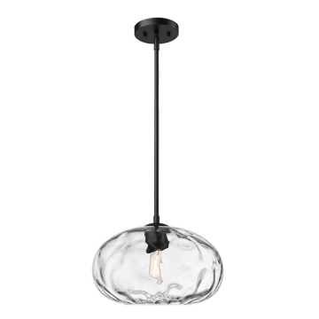 Z-Lite Chloe 14" 1-Light Pendant - 120V - Matte Black