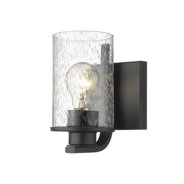 Z-Lite Beckett 1-Light Wall Sconce - 120V - Matte Black