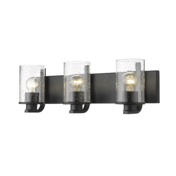 Z-Lite Beckett 3-Light Vanity - 120V - Matte Black