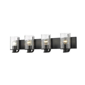 Z-Lite Beckett 4-Light Vanity - 120V - Matte Black