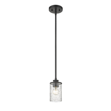 Z-Lite Beckett 1-Light Pendant - 120V - Matte Black